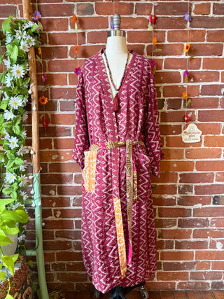 Riverstone Kantha Robe Kimono - Fair Trade Made