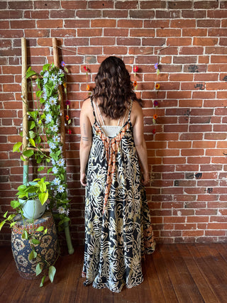 Delphia Recycled Sari Dress w/ Pockets