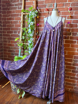 Delphia Recycled Sari Dress w/ Pockets