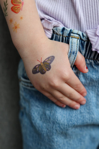 Boho Garden Butterfly Tattoos - Small Business Made