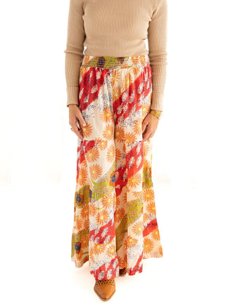 Laila June Flowy Floral Wide Leg Pants