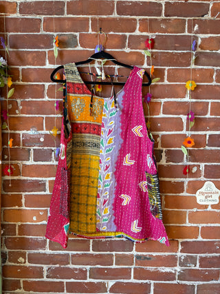Bohemian Journey Kantha Tank - Fair Trade Made