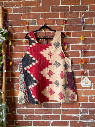 Bohemian Journey Kantha Tank - Fair Trade Made