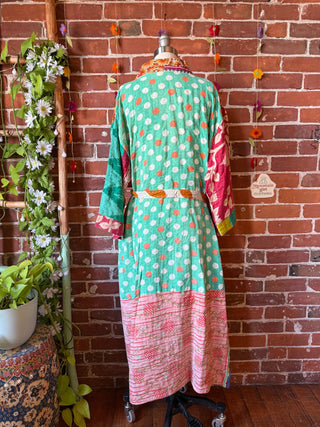 Riverstone Kantha Robe Kimono - Fair Trade Made