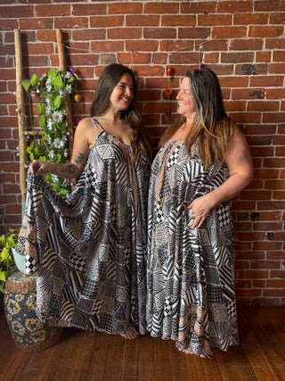 Delphia Recycled Sari Dress w/ Pockets