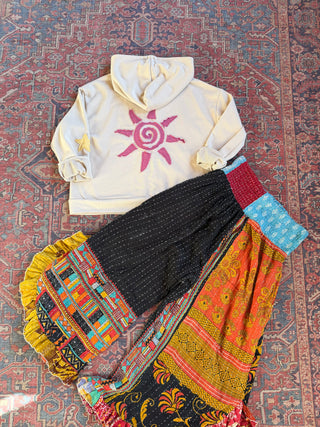 Good Vibes Artisan Bloom Celestial Hoodie Sweatshirt - Multiple Sizes Including Plus