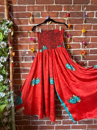 Festival Drift Recycled Sari Palazzo Pants - Fair Trade Made
