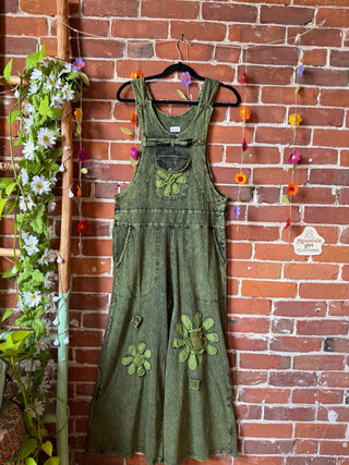 Daisy Dreamer Cotton Wide Leg Overalls 🌼 -Multiple Colors and Sizes
