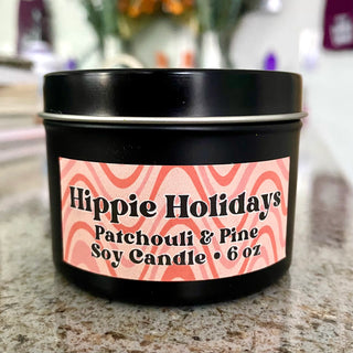 Hippie Holidays Candle | Patchouli & Pine Scent