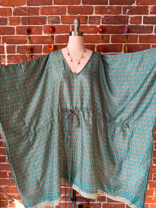 Plus Size Upcycled Adjustable Sari Tunic