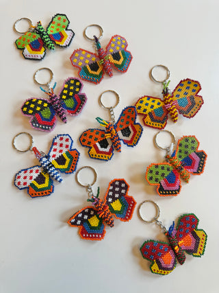 Mystery Butterfly Beaded Keychains Fair Trade Made