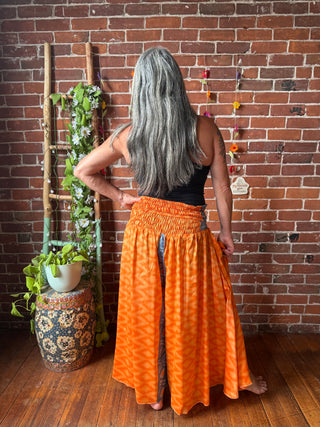Festival Drift Recycled Sari Palazzo Pants - Fair Trade Made