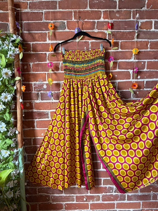 Festival Drift Recycled Sari Palazzo Pants - Fair Trade Made