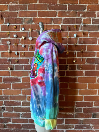 Size Small Upcycled The Brothers Madison Square Garden Tie Dye Hoodie