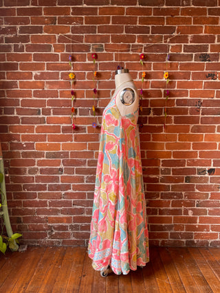 Delphia Recycled Sari Dress w/ Pockets
