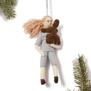 Jane Goodall Felt Ornament - Fair Trade Made