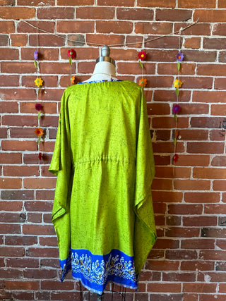 Size 2-12 Upcycled Adjustable Sari Tunic