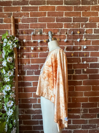 OOAK Winter Collection - Callisto Kantha Crescent Moon Crop Top