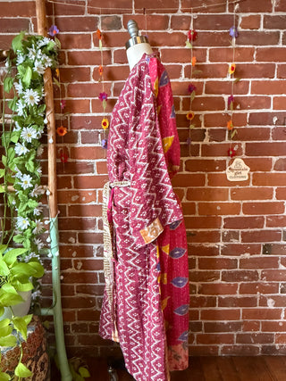 Riverstone Kantha Robe Kimono - Fair Trade Made