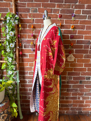 Riverstone Kantha Robe Kimono - Fair Trade Made