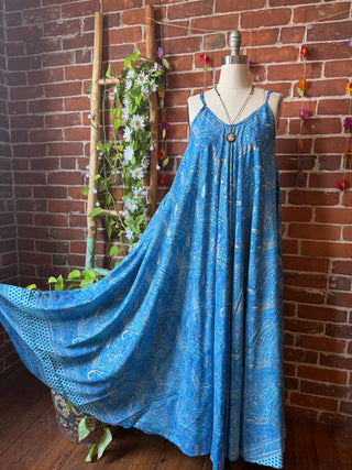 Delphia Recycled Sari Dress w/ Pockets
