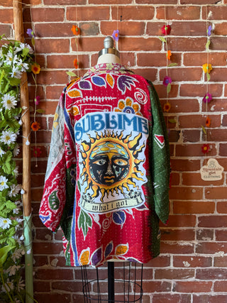 OOAK Summer Collection - Upcycled Sublime Inspired Vintage Kantha Jacket