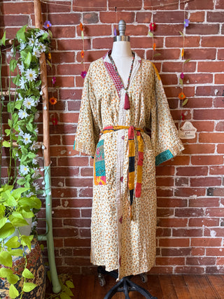 Riverstone Kantha Robe Kimono - Fair Trade Made