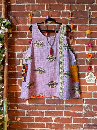 Bohemian Journey Kantha Tank - Fair Trade Made