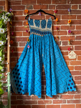 Festival Drift Recycled Sari Palazzo Pants - Fair Trade Made