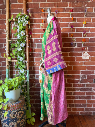 Riverstone Kantha Robe Kimono - Fair Trade Made