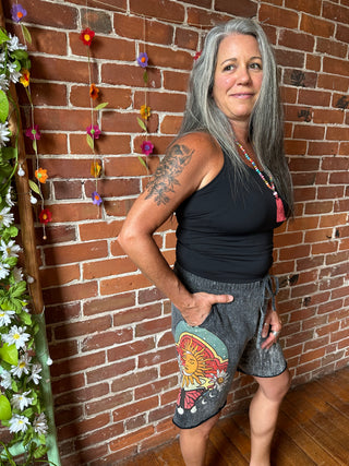 Celestial Dreamer Summer Lounge Shorts 100% Cotton