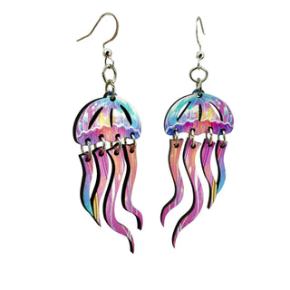 Jellyfish Dangle Earrings - Made in the USA
