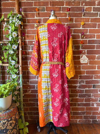 Riverstone Kantha Robe Kimono - Fair Trade Made