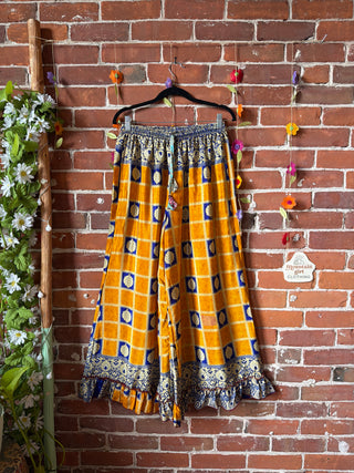 Festival Drift Recycled Sari Pants - “Plus” Size - Fair Trade Made