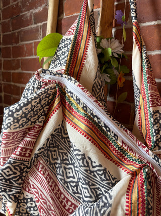 Geometric Ramblin' Road Shoulder Bag -  Final Sale