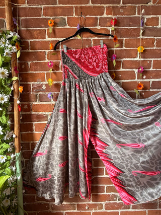 Festival Drift Recycled Sari Palazzo Pants - Fair Trade Made
