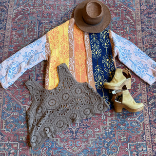 Autumn Stroll Boho Berber Cardigan