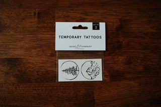 Mountains + Trees Tattoos - Small Business Made