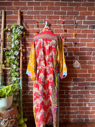 Riverstone Kantha Robe Kimono - Fair Trade Made