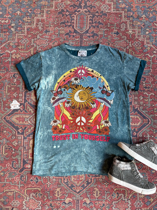Trust In Yourself Mineral Wash T-Shirt 100% Cotton