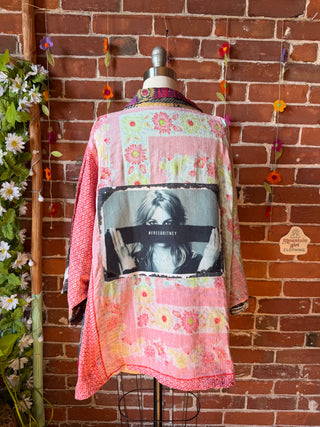OOAK Spring Collection - Upcycled Britney Spears Inspired Vintage Kantha Jacket