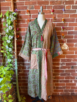 Riverstone Kantha Robe Kimono - Fair Trade Made