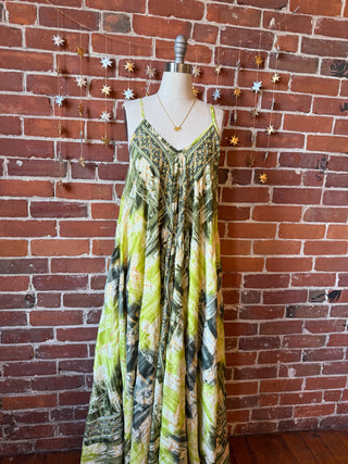 Delphia Recycled Sari Dress w/ Pockets