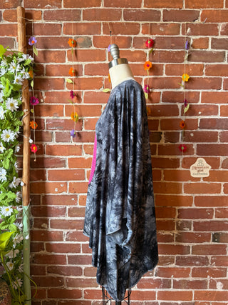 OOAK Summer Collection - Callisto Kantha Crescent Moon Tunic Poncho Top