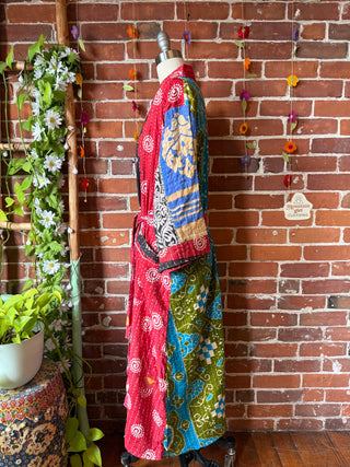 Riverstone Kantha Robe Kimono - Fair Trade Made