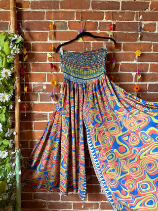 Festival Drift Recycled Sari Palazzo Pants - Fair Trade Made