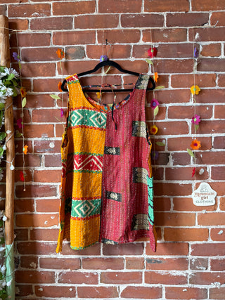 Bohemian Journey Kantha Tank - Fair Trade Made