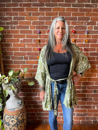 Garden Goddess Kimono - Fair Trade Made - Two Colors