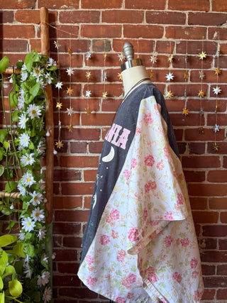 OOAK Autumn Collection - Upcycled California Sunset Coast Poncho Top
