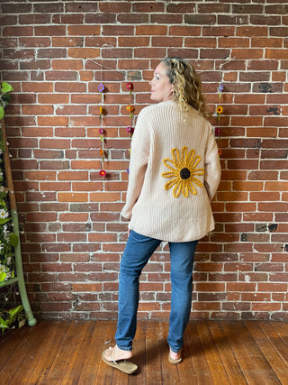 Sunflower 🌻 Bohemian Sweater Cardigan